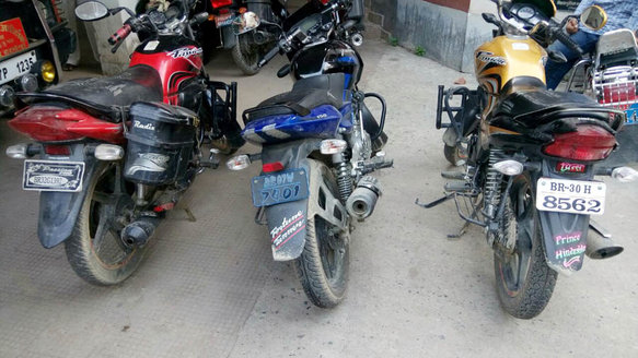Darbhanga Police busted bike theft gang, arrests four, recovers stolen bikes
