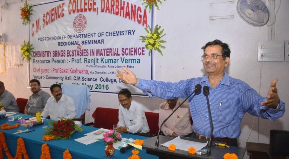 Chemistry brings Ecstasies in material science - Regional Seminar held at CM Science College