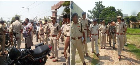 Darbhanga Police drive against traffic violation